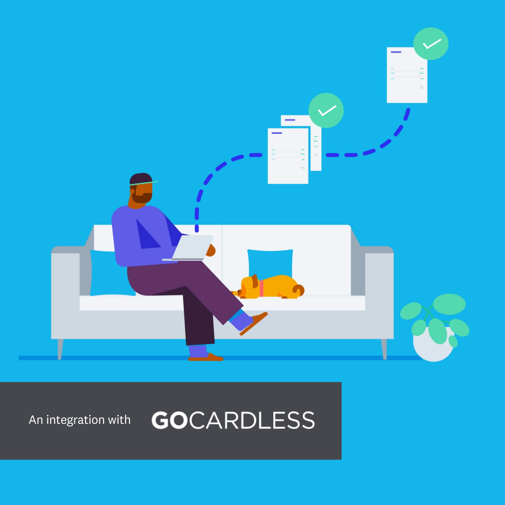 Xero in partnership with GoCardless