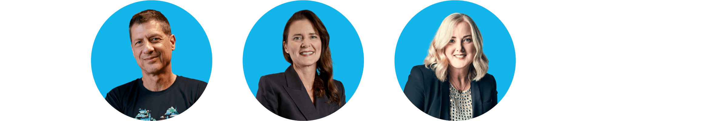 Steve Vamos, Anna Curzon & Kirsty Godfrey-Billy