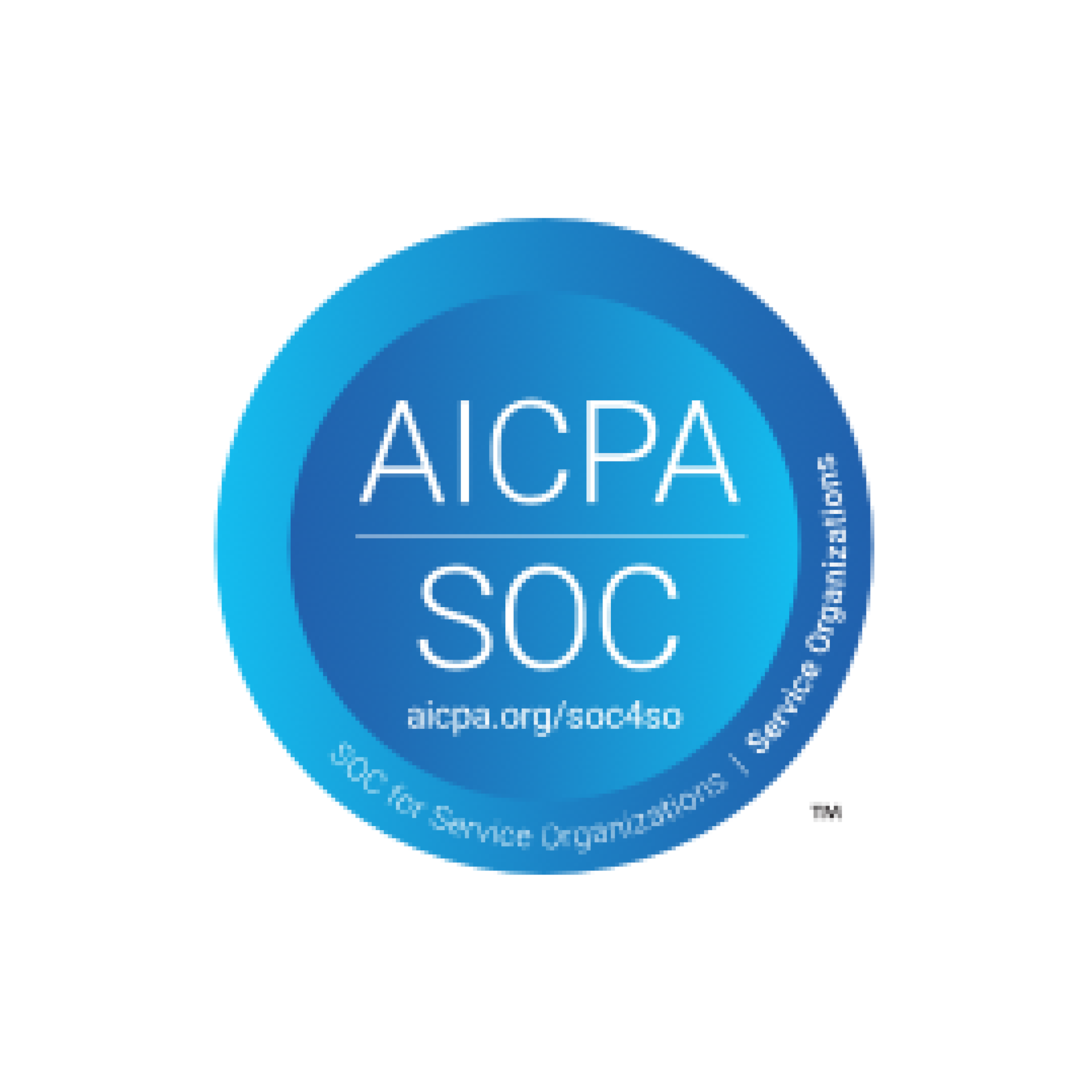 The AICPA SOC Service Organizations badge.