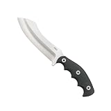 CRKT Catchall Outdoor Survival Fixed Blade Knife with Sheath: Stainless Steel Plain Edge Blade, Glass-Reinforced Nylon w/Rubber Overlay Handle, 2866