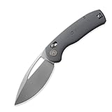 Petrified fish PFP13 Viper Folding Knife,3.5' K110 Steel Stonewashed Blade G10 Handle Pocket Knife for Camping EDC Outdoor (Gray Stonewashed)