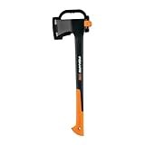 Fiskars X15 Splitting Axe, Tree Branch Cutter and Wood Splitter (23.5-Inch Axe) with Shock-Absorbing Handle