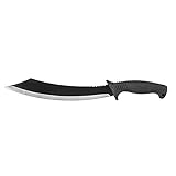 Schrade Delta Class Decimate Parang Full Tang Machete with Stainless Steel Blades and TPR Handles for Outdoor Survival, Camping and Bushcraft
