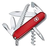 Victorinox Camper 13 Function Swiss Army Pocket Knife, Red
