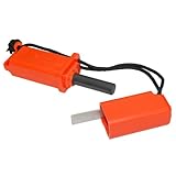 UST StrikeForce Fire Starter with Durable Construction and Lanyard for Camping, Backpacking, Hiking, Emergency and Outdoor Survival