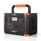 500W Portable Power Station, GRECELL Solar Generator 519Wh (Peak 1000W) Lithium Battery Power Generator with 2*110V AC Outlets, Mobile Battery Backup Pack for RV Trip Camping, Outdoor Adventure, Home