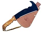 Woodmans Pal - Multi-Use Axe Machete with Sheath - Survival Machete Ideal for Camping, Fishing, Hunting, Bushcraft - Perfect Brush Axe for Surveying… (Wood Handle)