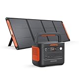 Jackery Solar Generator 1000 v2 with 200W Solar Panel,1070Wh Portable Power Station LiFePO4 Battery,1500W AC/100W USB-C Output, 1Hr Fast Charge for Outdoor,Off-Grid Living,RV,Emergency