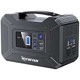 Portable Power Station, 296Wh Outdoor Backup Lithium Battery Solar Powered Generator (Solar Panel Not Included), 110V/300W Pure Sine Wave AC Outlet Power Bank for Camping Home Use Hunting Emergency