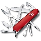 Victorinox Fieldmaster Swiss Army Knife, 15 Function Swiss Made Pocket Knife with 2 Blades, Scissors, Philips Screwdriver and Bottle Opener - Red