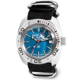 Vostok | Amphibia 710059 Scuba Dude Automatic Self-Winding Diver Wrist Watch | Black Strap