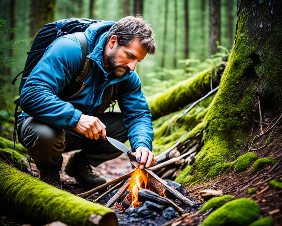 bushcraft techniques in the wilderness