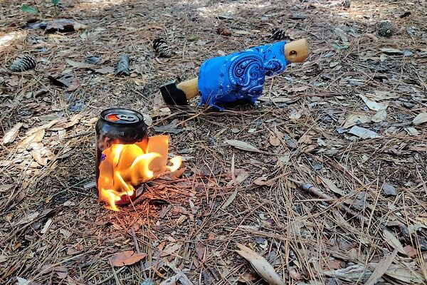Boiling Water Over A Can