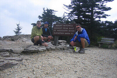 Old Sign At Mount Mitchell Before They Took Down The Tower